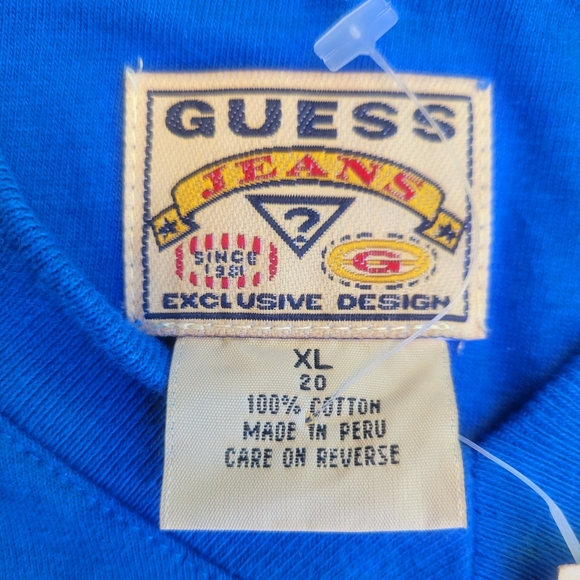 GUESS VINTAGE T-SHIRT BRAND NEW WHIT TAGS (M) - Picture 7 of 10